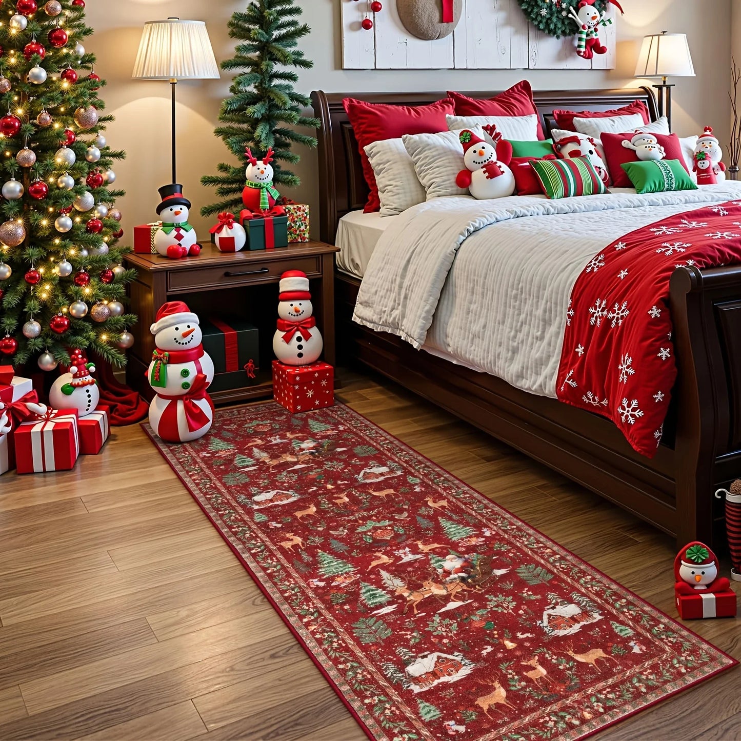 Festive Reindeer Runner Rug™